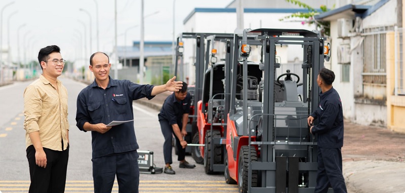 Dịch vụ sau bán hàng đại lý xe nâng Heli tại Việt Nam